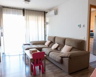 Living room of Flat for sale in Cubelles  with Air Conditioner, Terrace and Swimming Pool