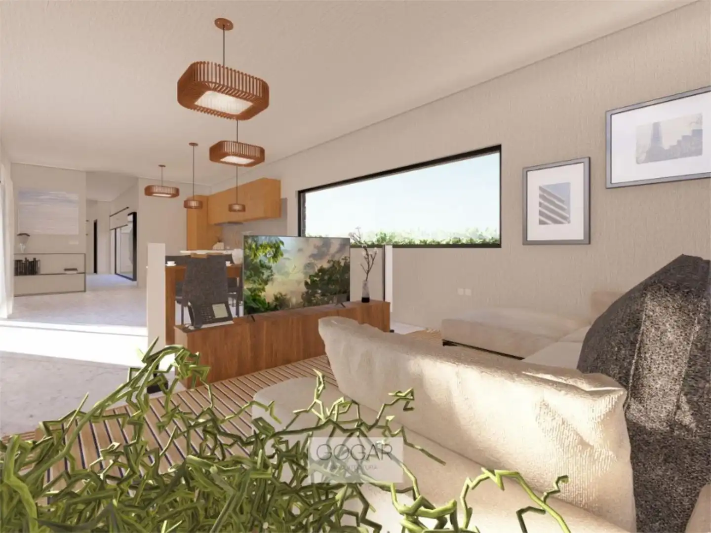 Casa o chalet en venta en Calle la Orilla, 38, La Oliva pueblo Sala de estar de Casa o chalet en venta en La Oliva con Aire acondicionado, Jardín privado y Terraza