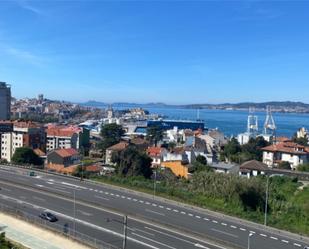 Vista exterior de Pis de lloguer en Vigo  amb Calefacció, Parquet i Terrassa