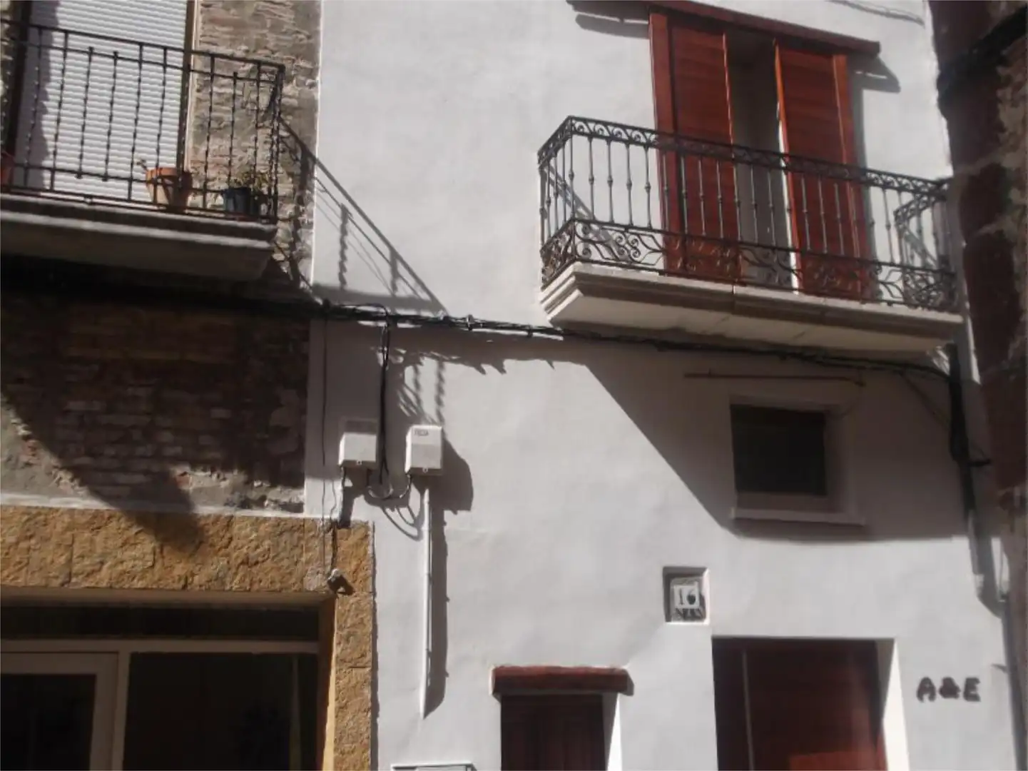 Einfamilien-Reihenhaus zum Verkauf in Carrer Major, 16, Vilanova d'Escornalbou Außenansicht von Einfamilien-Reihenhaus zum Verkauf in Vilanova d'Escornalbou mit Klimaanlage, Heizung und Privatgarten