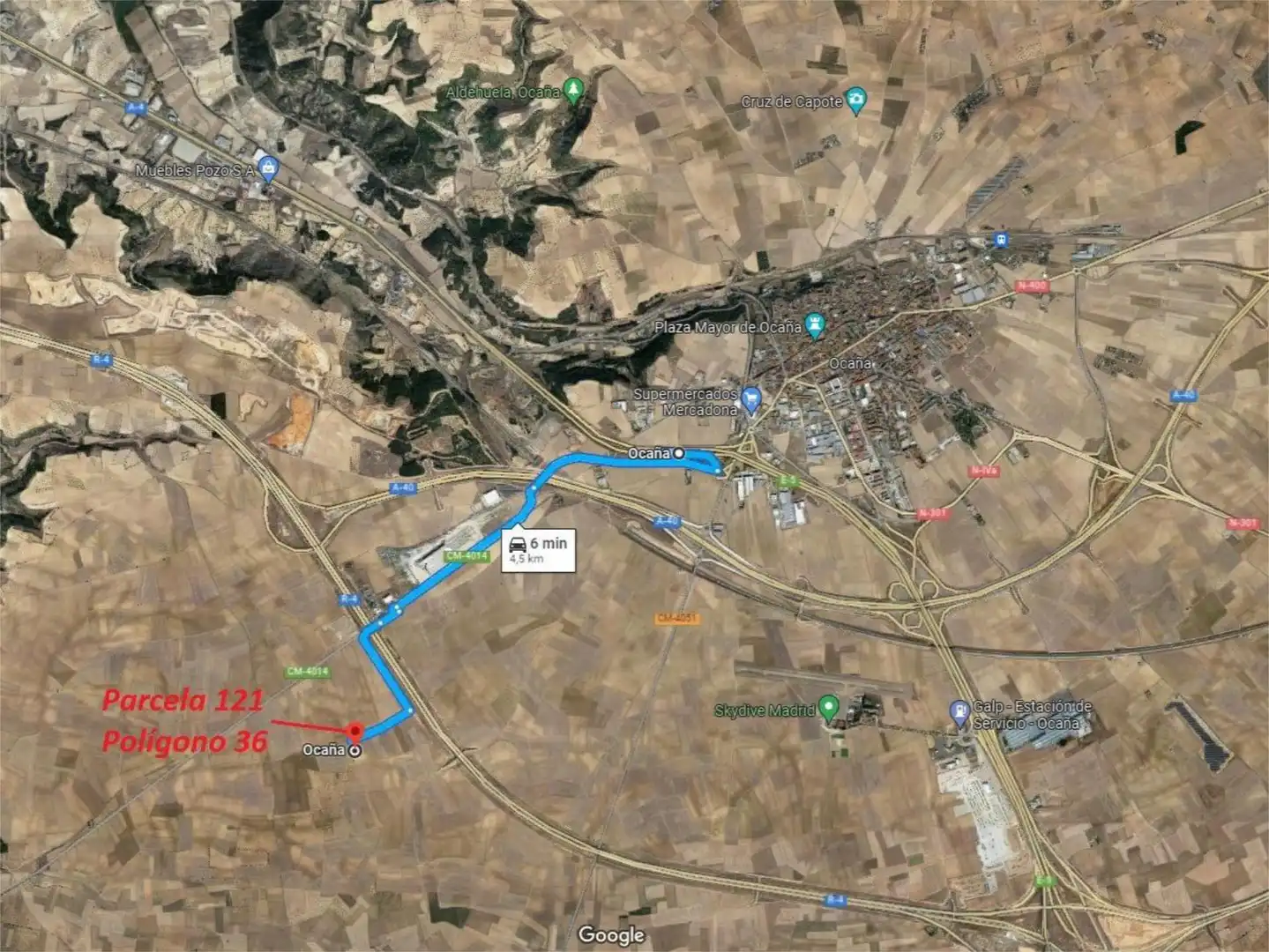 Land for sale in CM-4014, 8, Zona Entrada - Gasolineras Land for sale in Ocaña