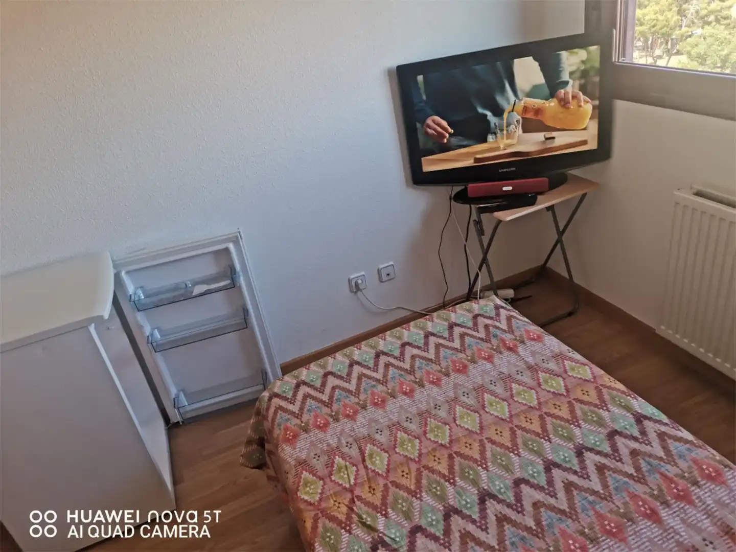 Bedroom of Flat for share in Madrid  with Air Conditioner, Heating and Parquet flooring