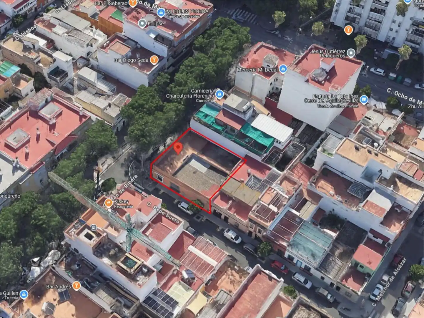 Terreno en venta en Calle Afán de Ribera, 210, El Cerro Vista exterior de Terreno en venta en Sevilla