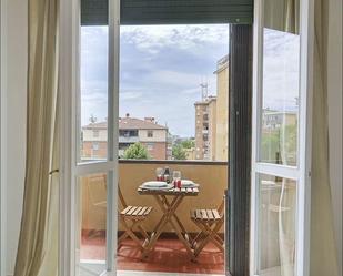 Balcony of Flat to share in  Madrid Capital  with Air Conditioner, Heating and Terrace