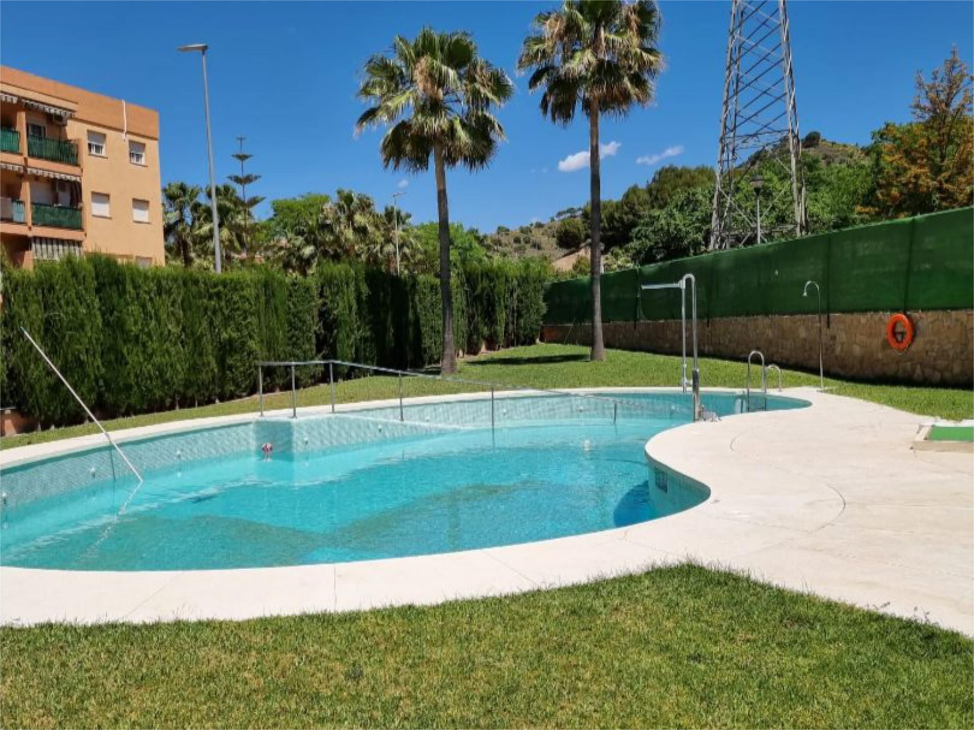 Swimming pool of Flat for sale in Málaga Capital  with Air Conditioner, Heating and Parquet flooring
