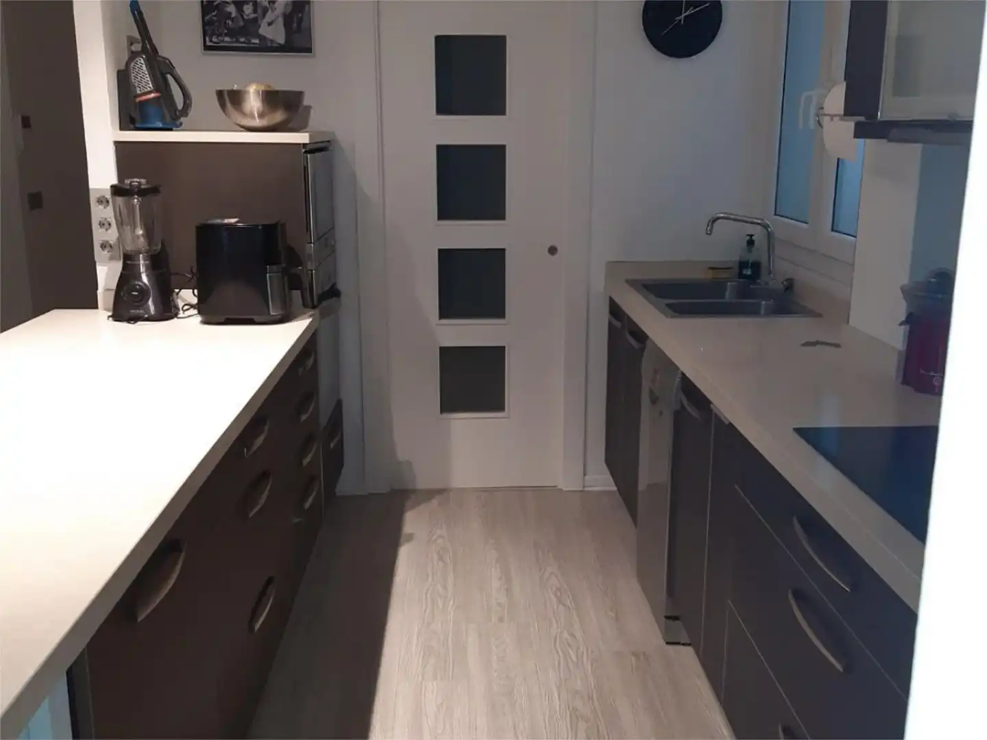 Wohnung zum Verkauf in Blas de Otero Kalea, 32, San Pedro de Deusto - La Ribera Küche von Wohnung zum Verkauf in Bilbao mit Heizung, Privatgarten und Parkett