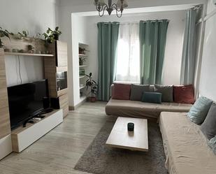 Living room of Flat to rent in Alicante / Alacant  with Air Conditioner, Parquet flooring and Furnished