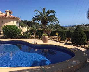 Swimming pool of House or chalet for sale in Benissa