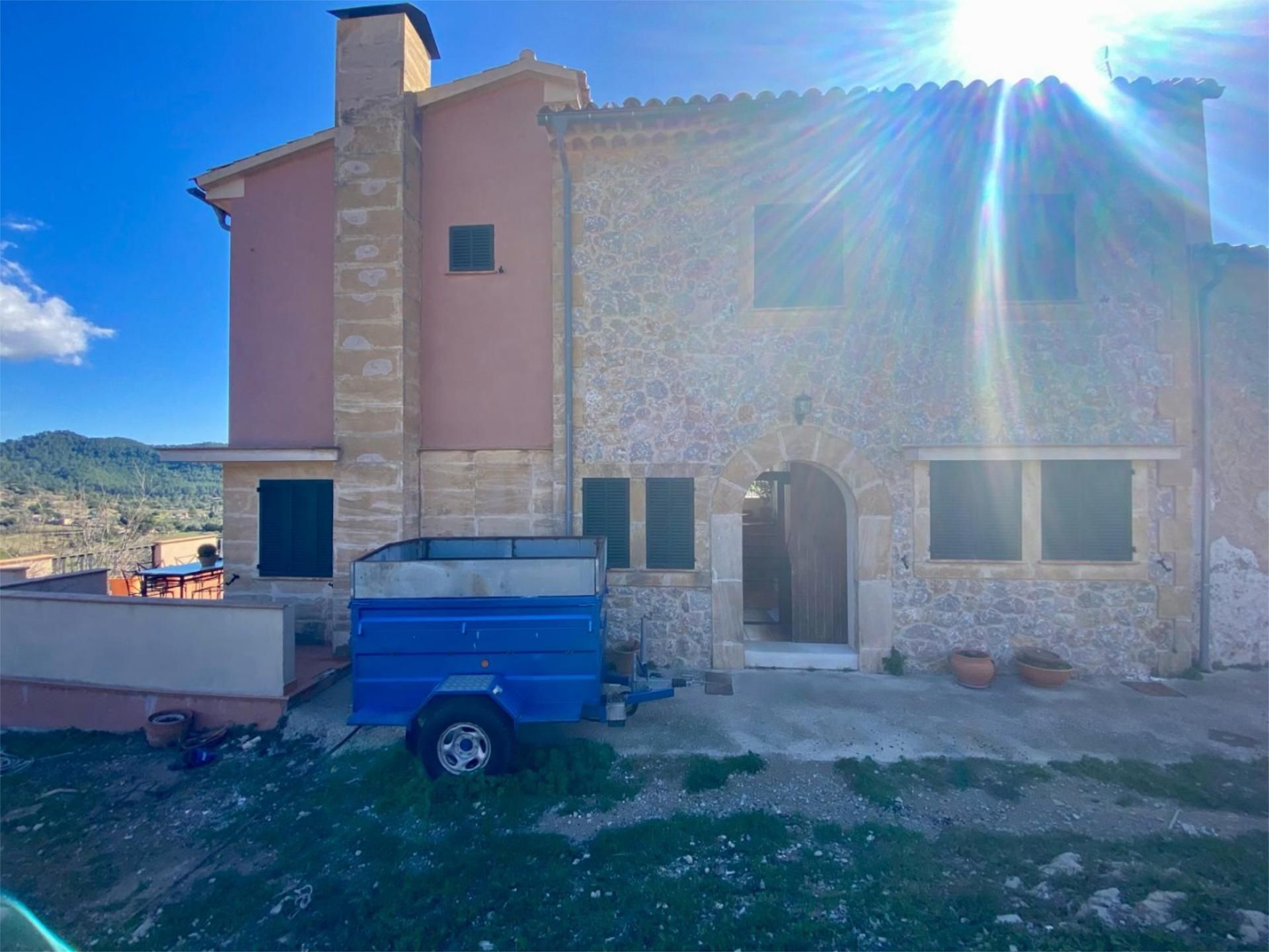 Exterior view of House or chalet for sale in Puigpunyent  with Air Conditioner, Terrace and Balcony