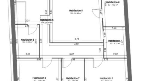 Foto 5 de Casa o xalet en venda a Calle Arriba, 32, Villares de Órbigo, León