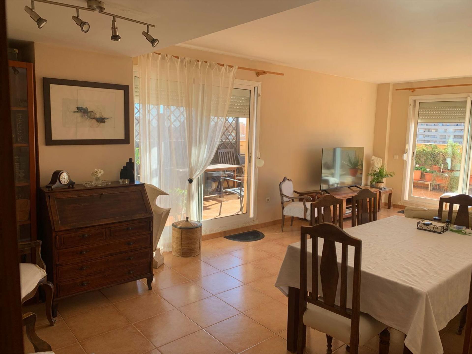 Dining room of Attic for sale in Roquetas de Mar  with Air Conditioner, Terrace and Swimming Pool