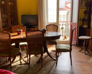 Dining room of Flat for sale in A Coruña Capital   with Furnished and Balcony