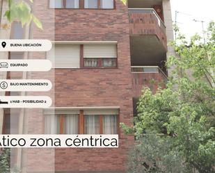 Exterior view of Attic for sale in  Lleida Capital  with Air Conditioner and Balcony