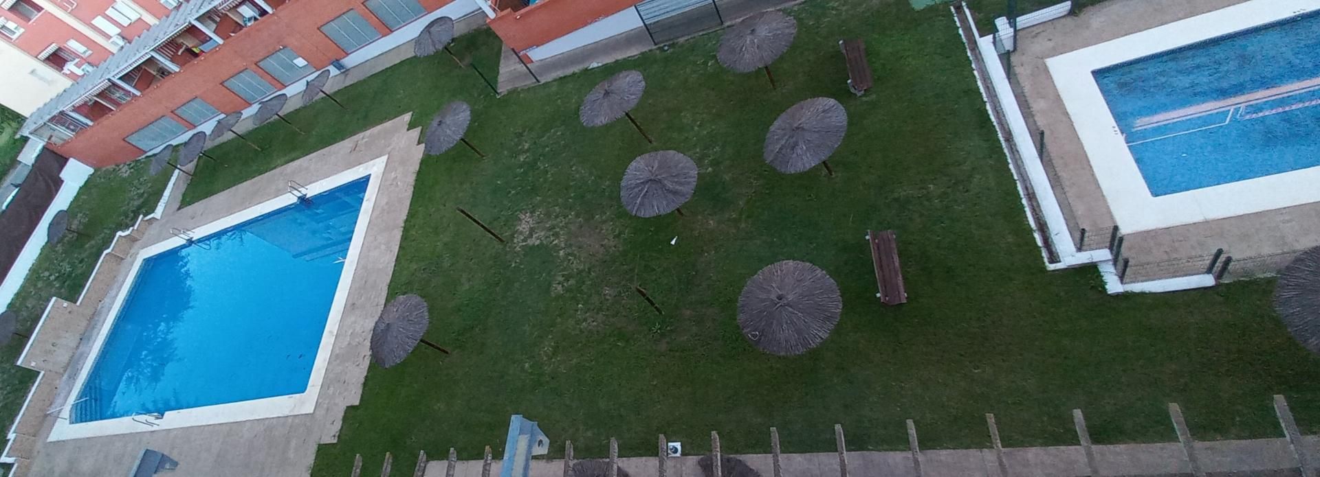 Garden of Duplex for sale in San Juan de Aznalfarache  with Air Conditioner and Terrace