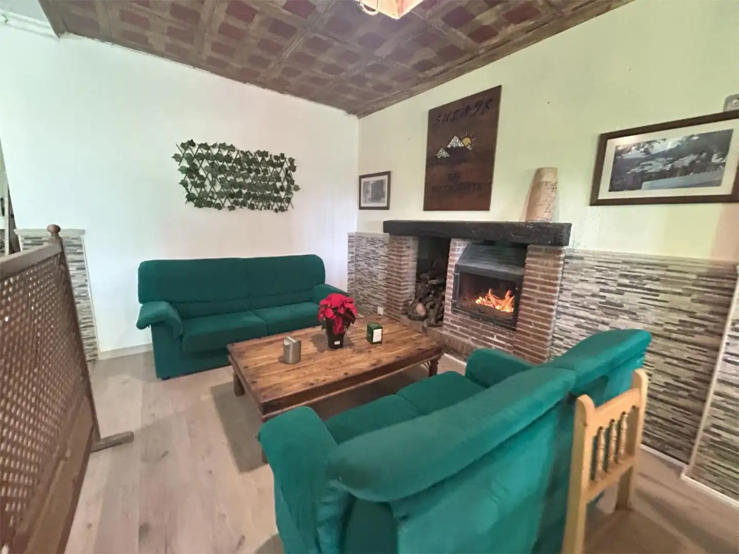 Living room of Commercial properties for sale in Bayárcal  with Heating, Parquet flooring and Furnished