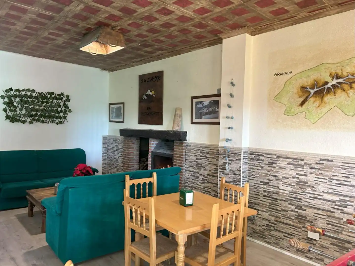 Dining room of Commercial properties for sale in Bayárcal  with Heating, Parquet flooring and Furnished