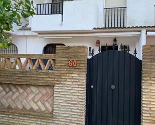 Exterior view of Single-family semi-detached for sale in Mazagón  with Terrace, Furnished and Oven