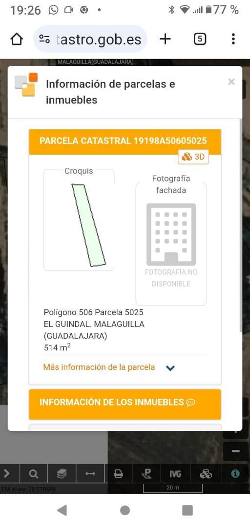 No Urbanitzable en venda en Malaguilla