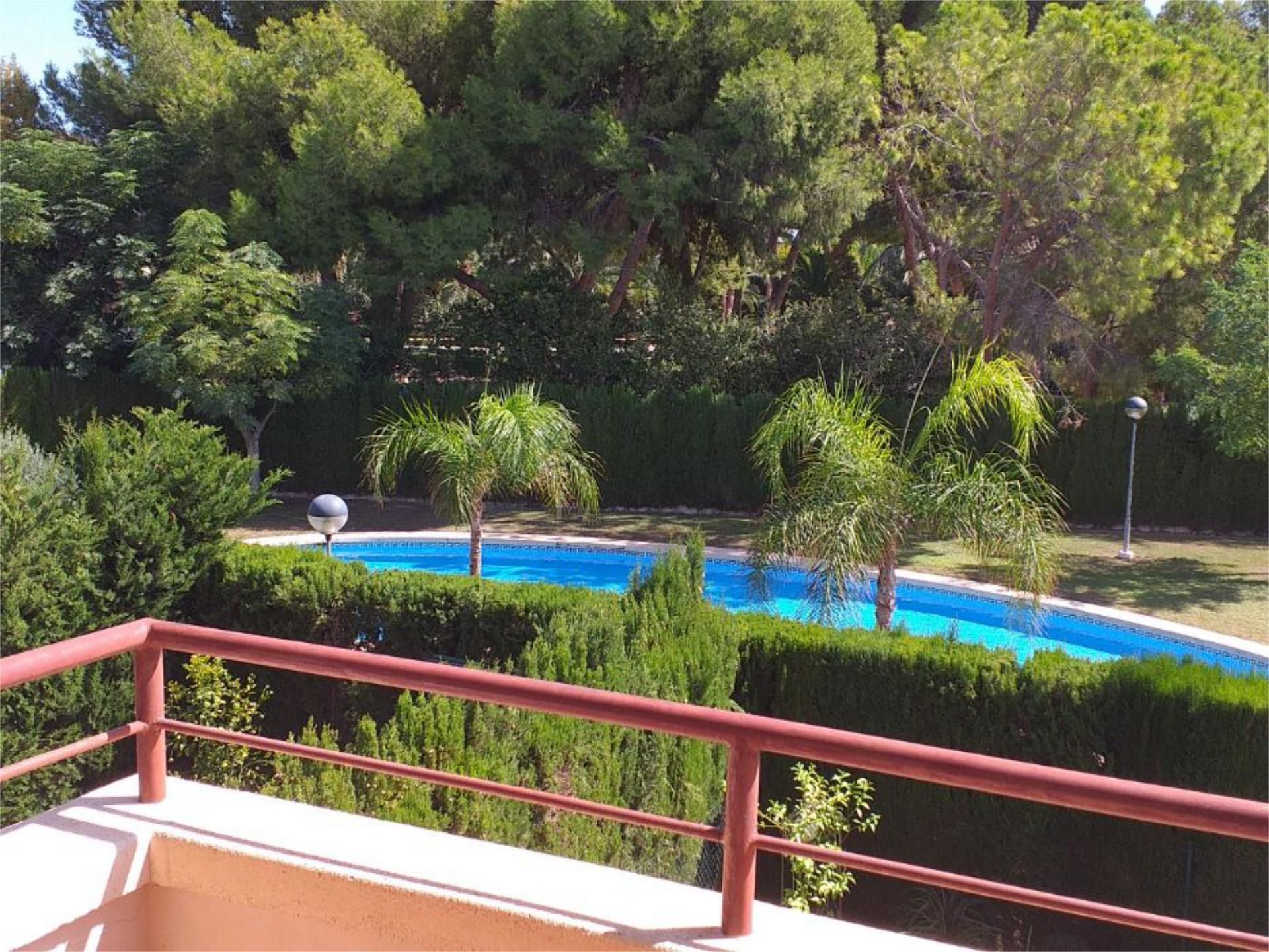 Jardí de Casa o xalet en venda en Mutxamel amb Aire condicionat, Terrassa i Piscina