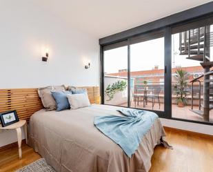 Bedroom of Flat to rent in  Madrid Capital  with Air Conditioner, Heating and Parquet flooring