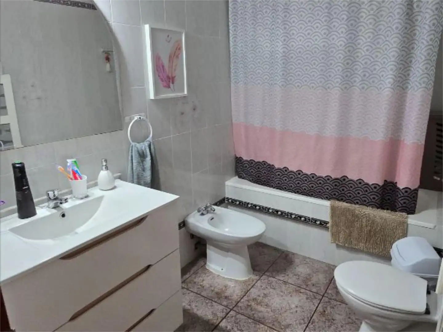 Baño de Casa adosada en venta en Santa Ana la Real con Calefacción, Terraza y Trastero