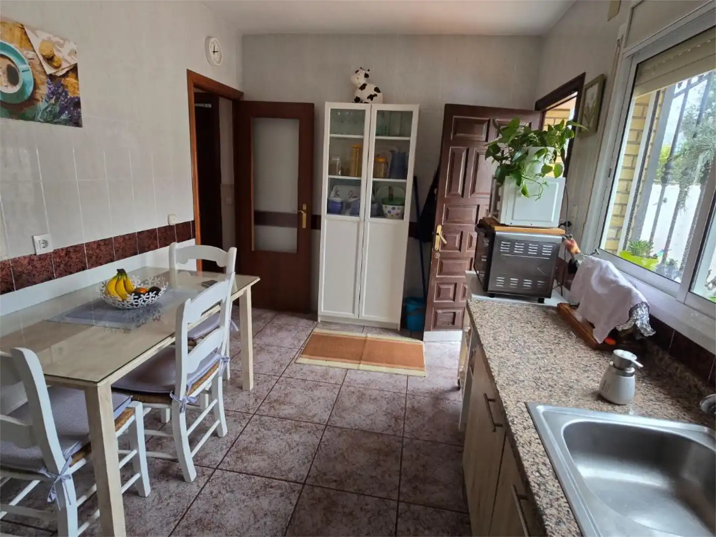 Cocina de Casa adosada en venta en Santa Ana la Real con Calefacción, Terraza y Trastero