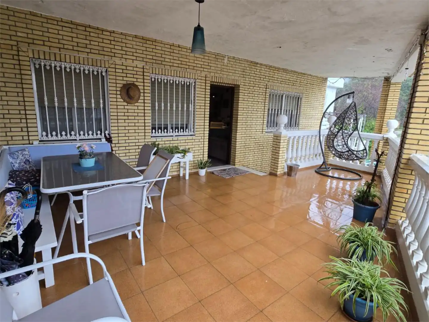 Jardín de Casa adosada en venta en Santa Ana la Real con Calefacción, Terraza y Trastero