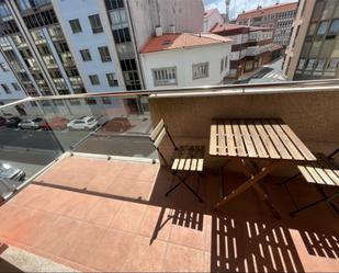 Terrasse von Wohnung miete in Cedeira mit Heizung, Parkett und Terrasse