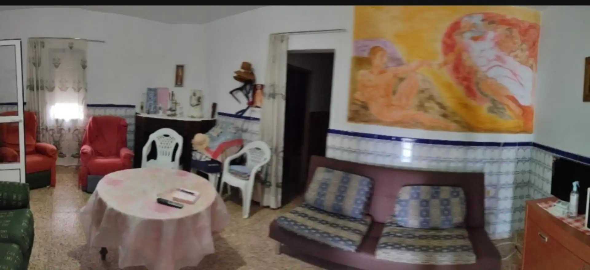 Finca rústica en venta en Calle Santa Lucía, 8, Centro Sala de estar de Finca rústica en venta en Mérida con Terraza, Trastero y Piscina
