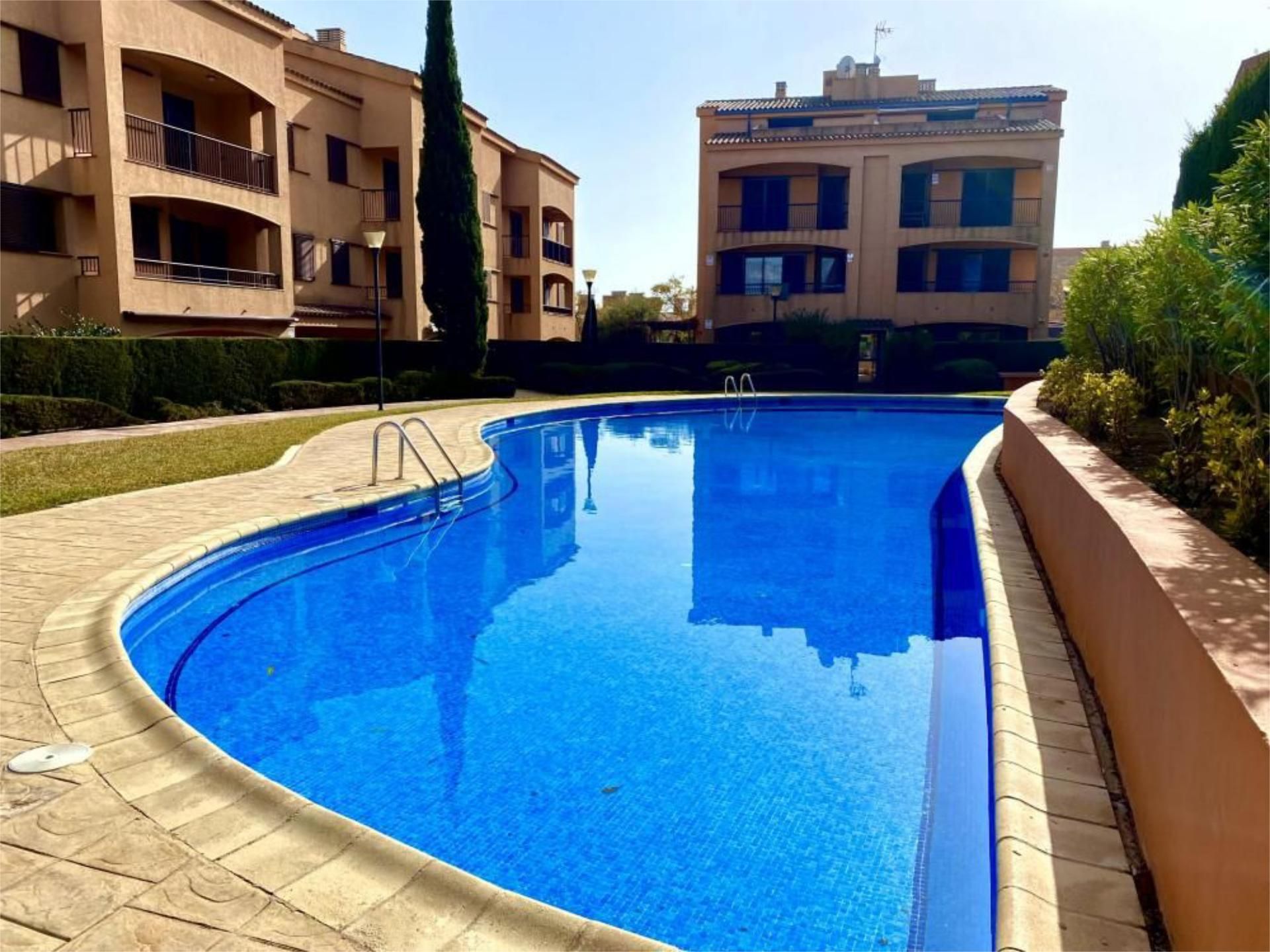 Swimming pool of Flat for sale in L'Ametlla de Mar   with Air Conditioner, Private garden and Terrace