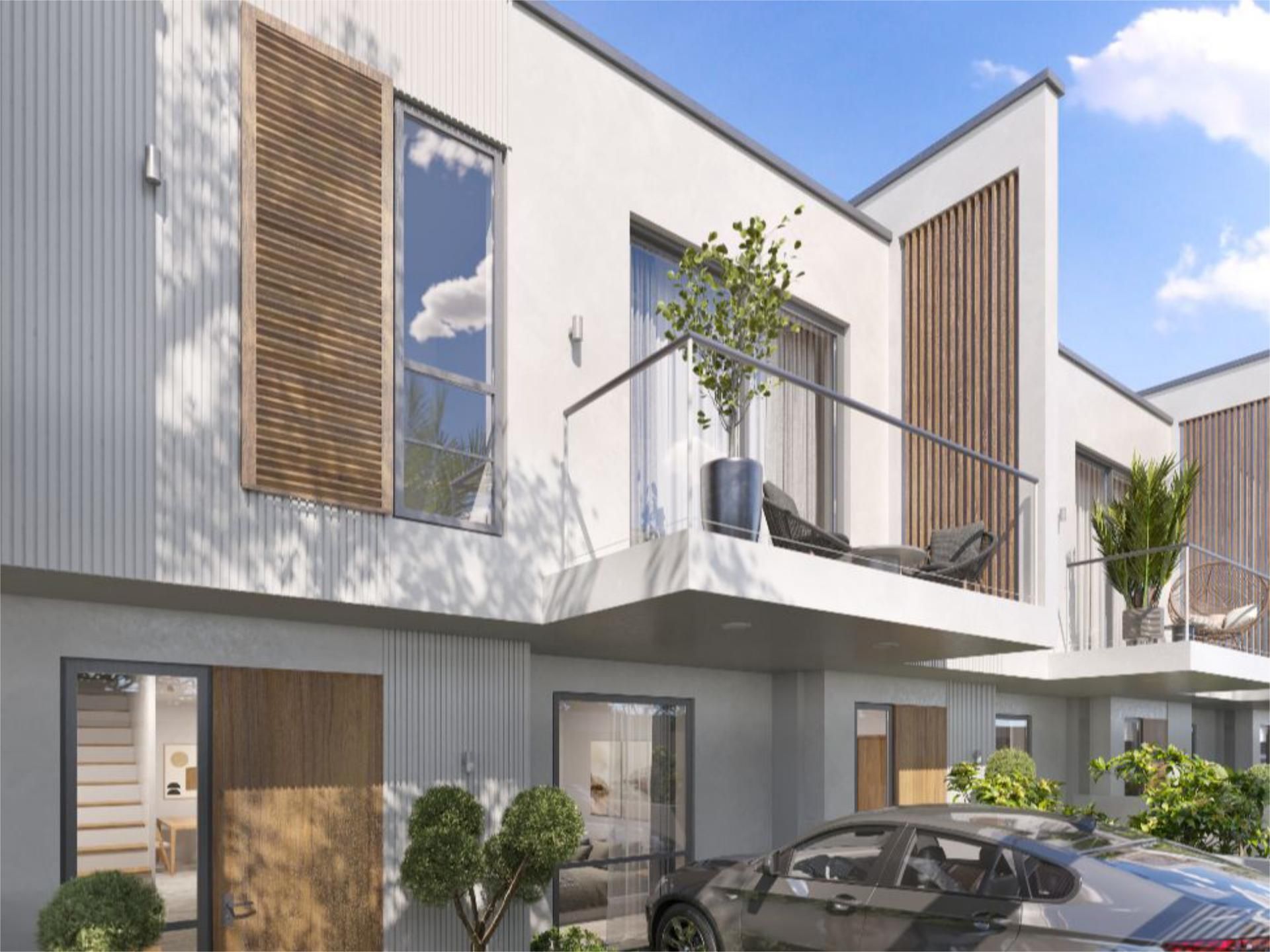 Exterior view of Single-family semi-detached for sale in Rafelbuñol / Rafelbunyol  with Air Conditioner, Heating and Private garden