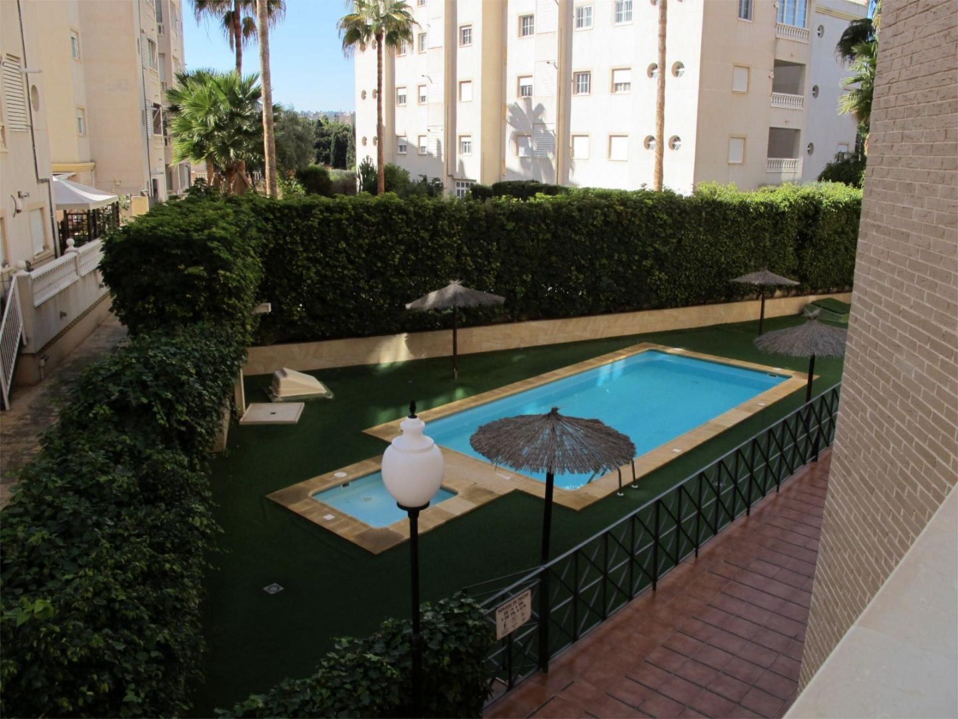 Swimming pool of Flat to rent in Alicante / Alacant  with Air Conditioner, Heating and Terrace