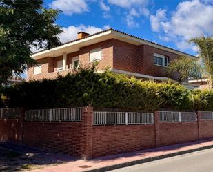 Exterior view of Single-family semi-detached for sale in Mutxamel  with Air Conditioner and Terrace