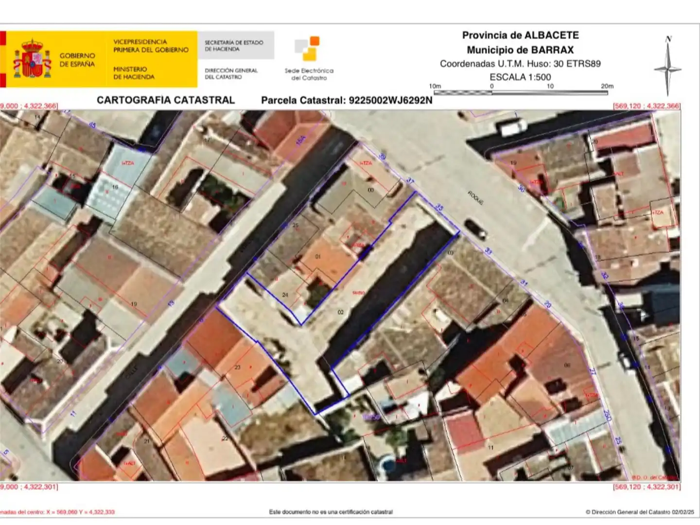 Vista exterior de Urbanitzable en venda en Barrax