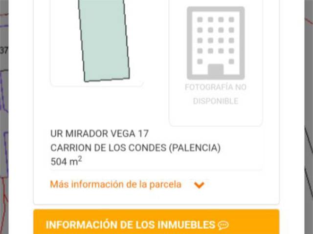 Terreno urbanizable en Venta en Urbanización Mirador Vega, 1 en Carrión de los Condes