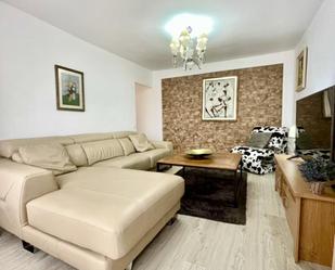 Living room of Apartment for sale in Dénia  with Air Conditioner, Parquet flooring and Furnished