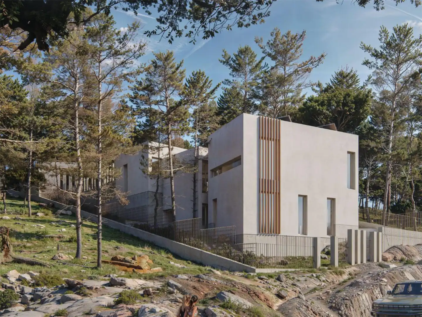 Houses for sale in Carrer Llobregat, 5, Mas Alba Exterior view of Houses for sale in Sant Pere de Ribes with Air Conditioner, Heating and Private garden