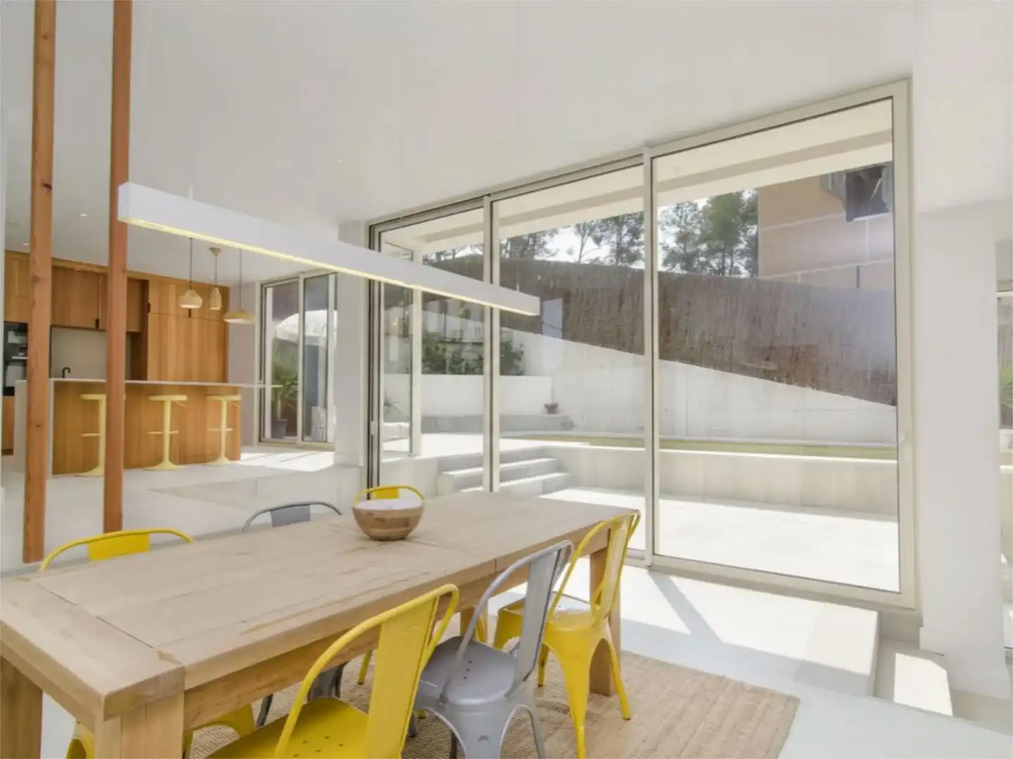 Houses for sale in Carrer Llobregat, 5, Mas Alba Dining room of Houses for sale in Sant Pere de Ribes with Air Conditioner, Heating and Private garden