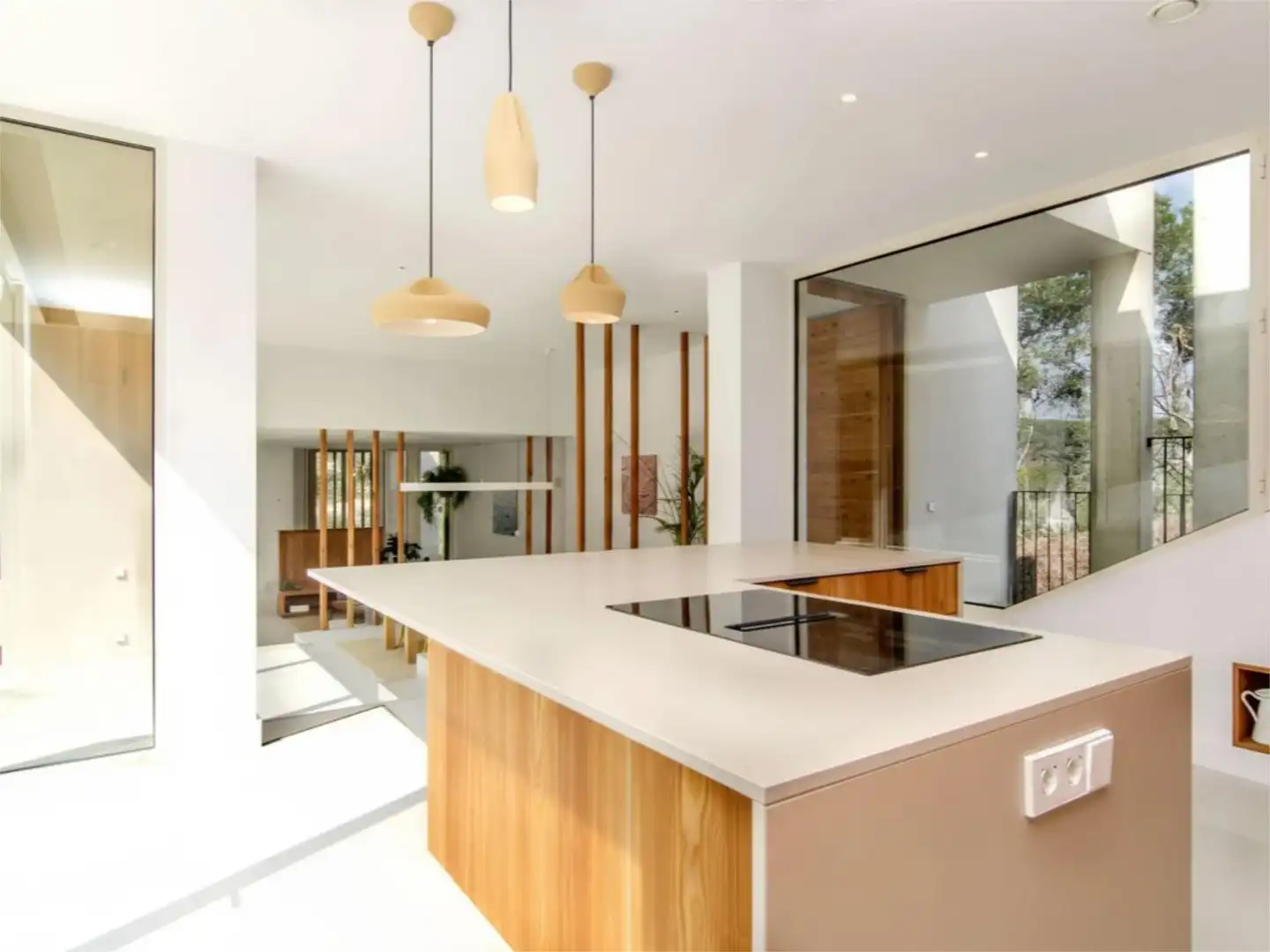Houses for sale in Carrer Llobregat, 5, Mas Alba Kitchen of Houses for sale in Sant Pere de Ribes with Air Conditioner, Heating and Private garden
