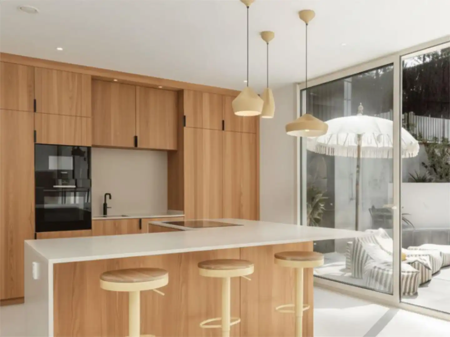 Houses for sale in Carrer Llobregat, 5, Mas Alba Kitchen of Houses for sale in Sant Pere de Ribes with Air Conditioner, Heating and Private garden