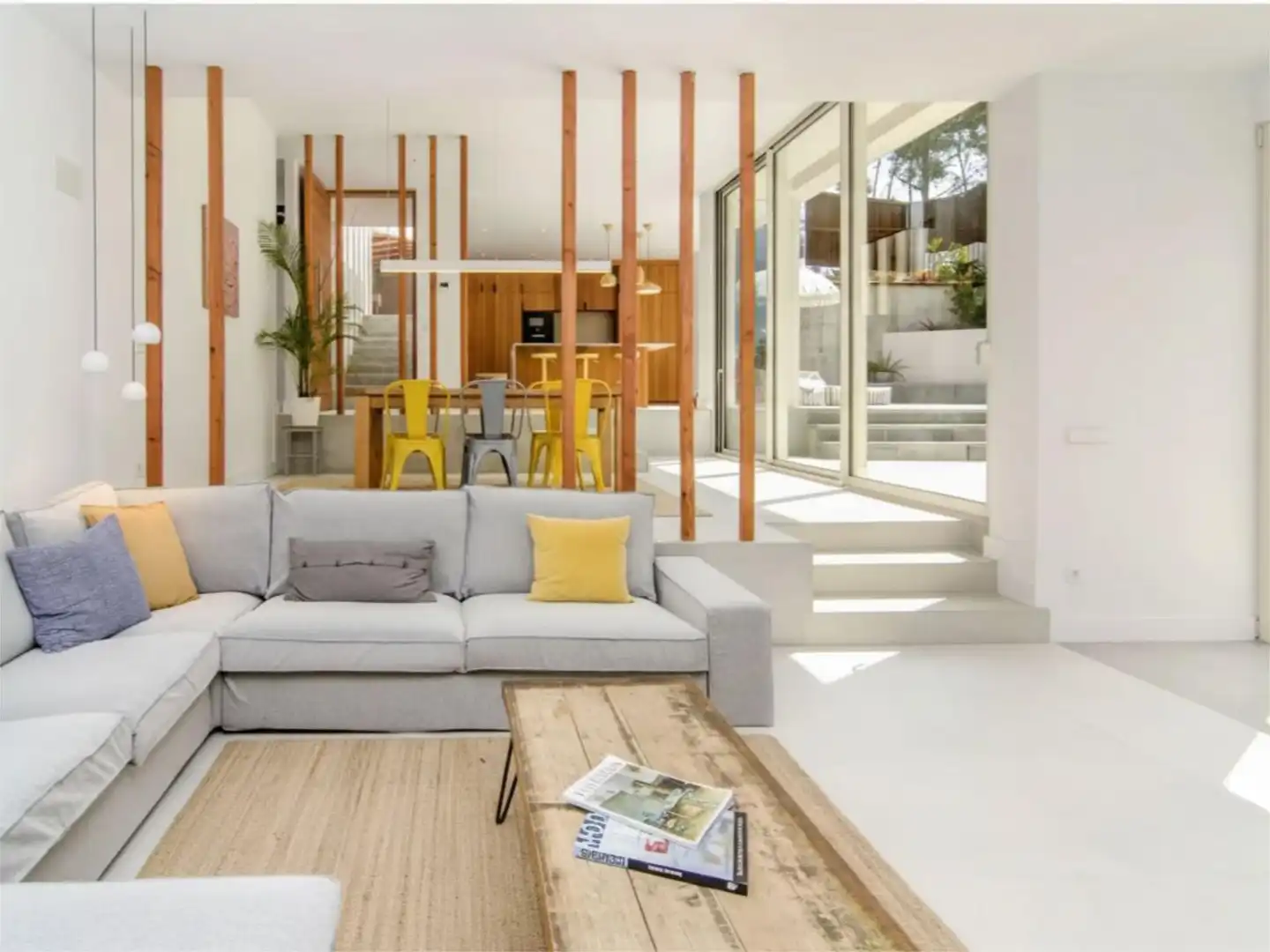 Houses for sale in Carrer Llobregat, 5, Mas Alba Living room of Houses for sale in Sant Pere de Ribes with Air Conditioner, Heating and Private garden