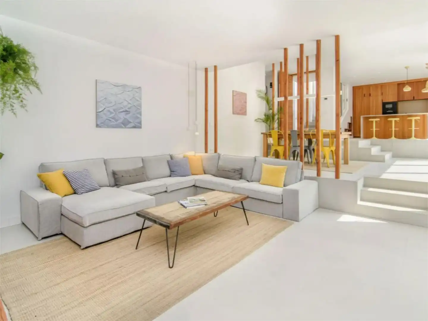 Houses for sale in Carrer Llobregat, 5, Mas Alba Living room of Houses for sale in Sant Pere de Ribes with Air Conditioner, Heating and Private garden