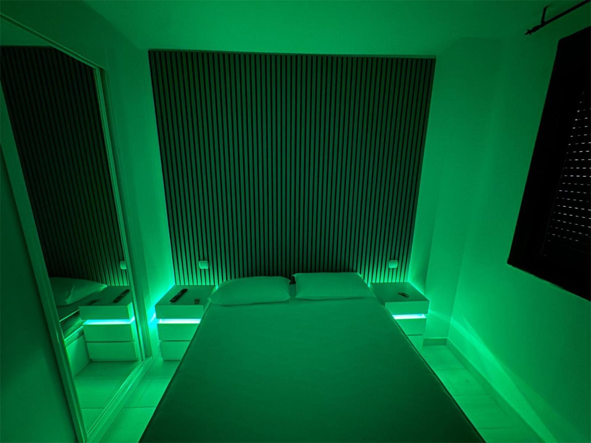 Bedroom of Flat to rent in  Madrid Capital  with Air Conditioner, Heating and Swimming Pool