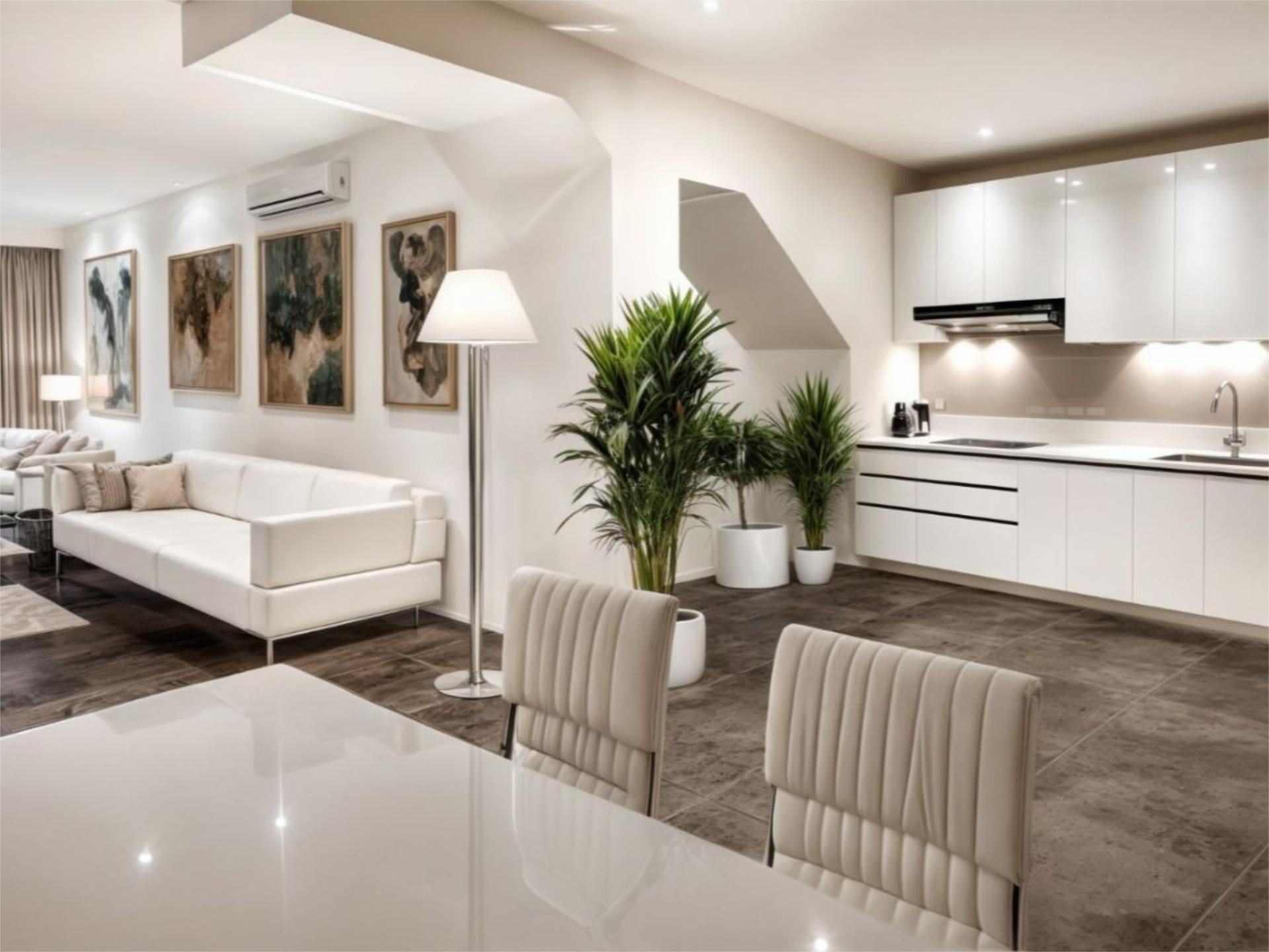 Living room of Flat for sale in  Santa Cruz de Tenerife Capital  with Air Conditioner