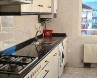 Kitchen of Flat to rent in Ourense Capital   with Heating, Terrace and Furnished