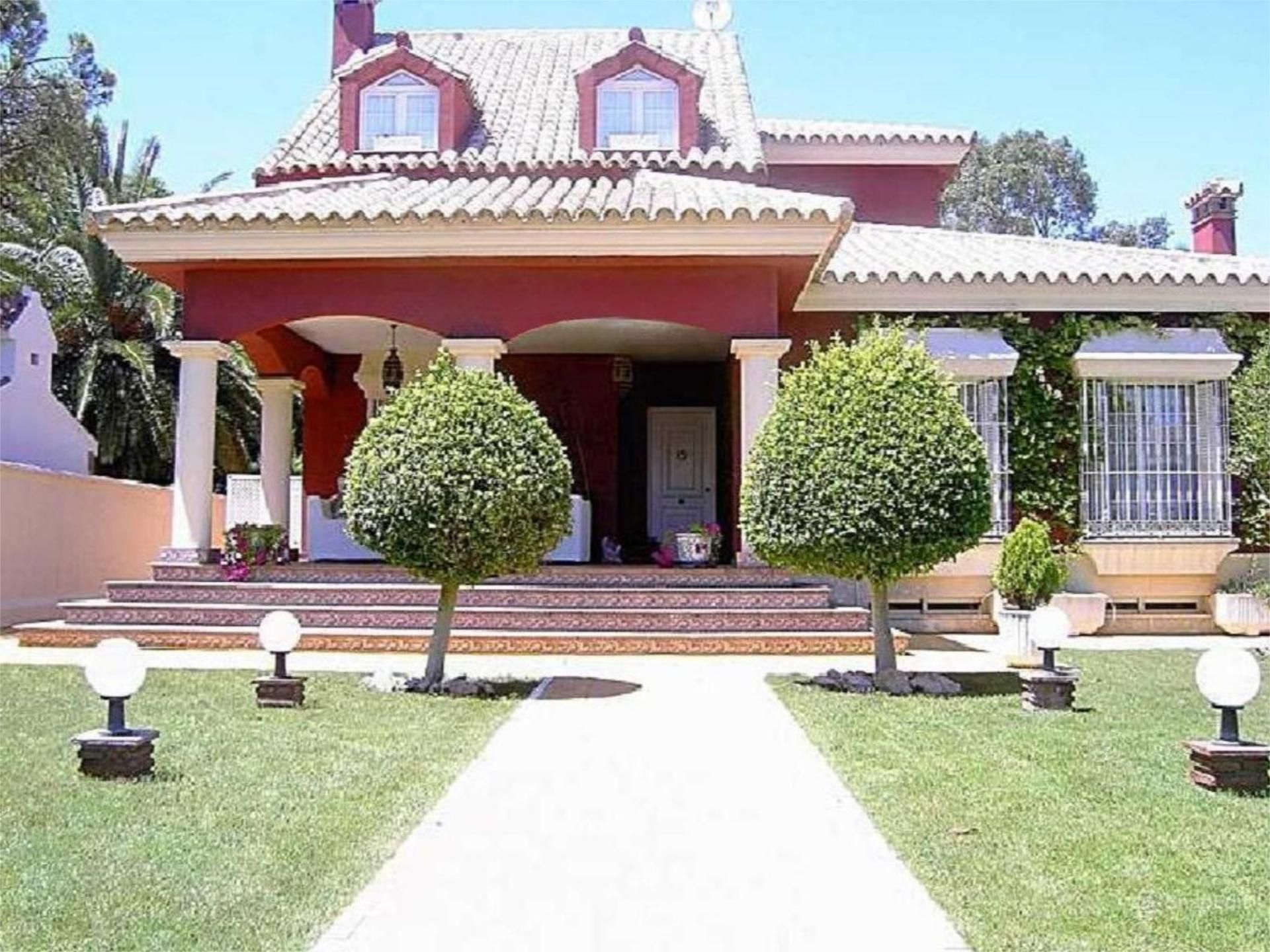 Jardí de Casa o xalet de lloguer en Chiclana de la Frontera amb Aire condicionat, Jardí privat i Terrassa