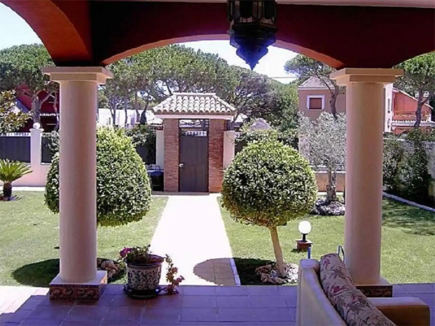Jardín de Casa o chalet de alquiler en Chiclana de la Frontera con Aire acondicionado, Jardín privado y Terraza