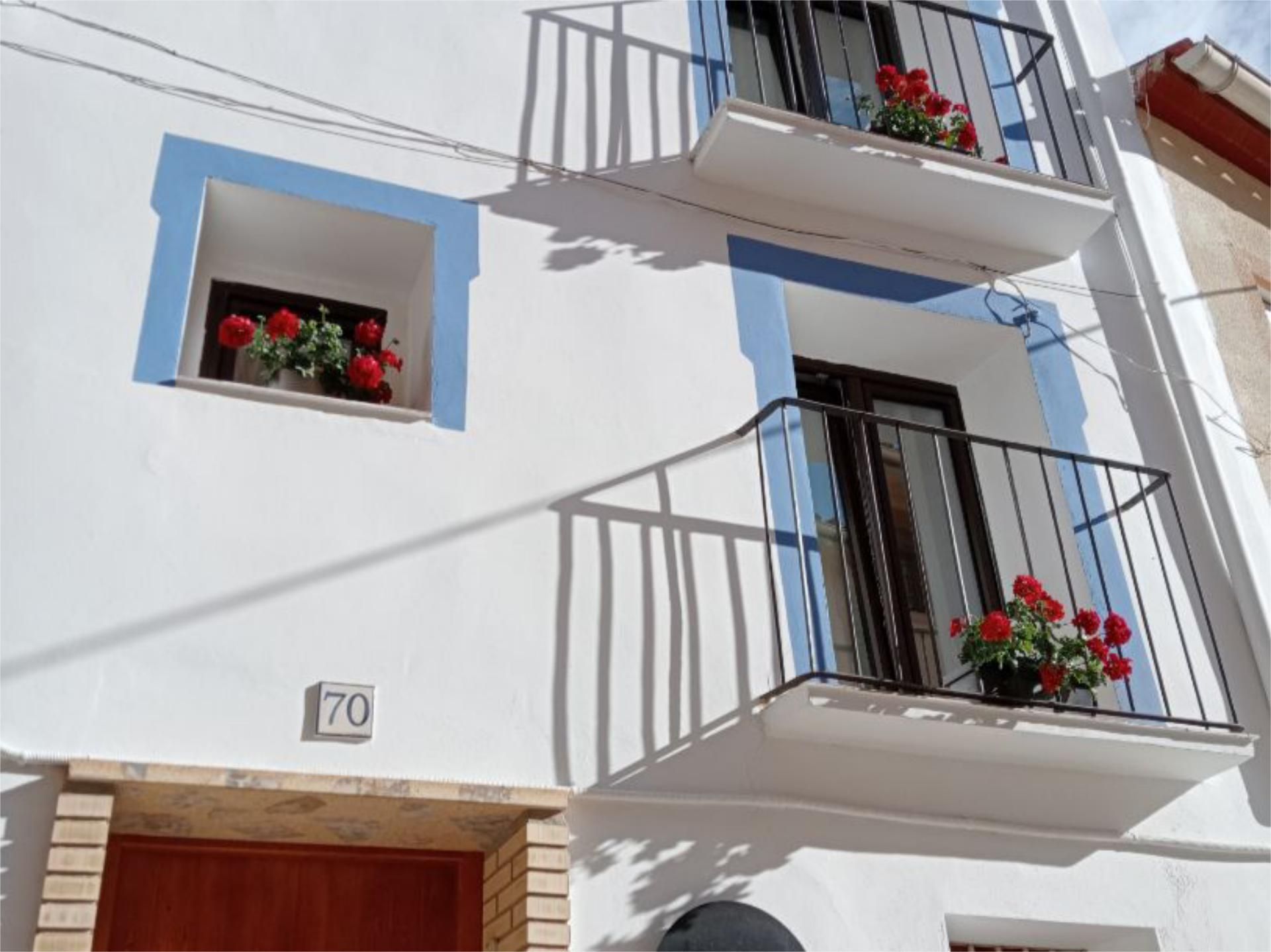 Exterior view of Country house for sale in Terrer  with Balcony