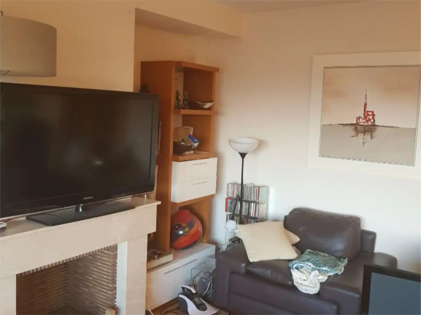 Room in Calle Francisco de Mora, 61, Zaburdón - Monte Escorial Living room of Flat for share in San Lorenzo de El Escorial with Private garden, Parquet flooring and Terrace