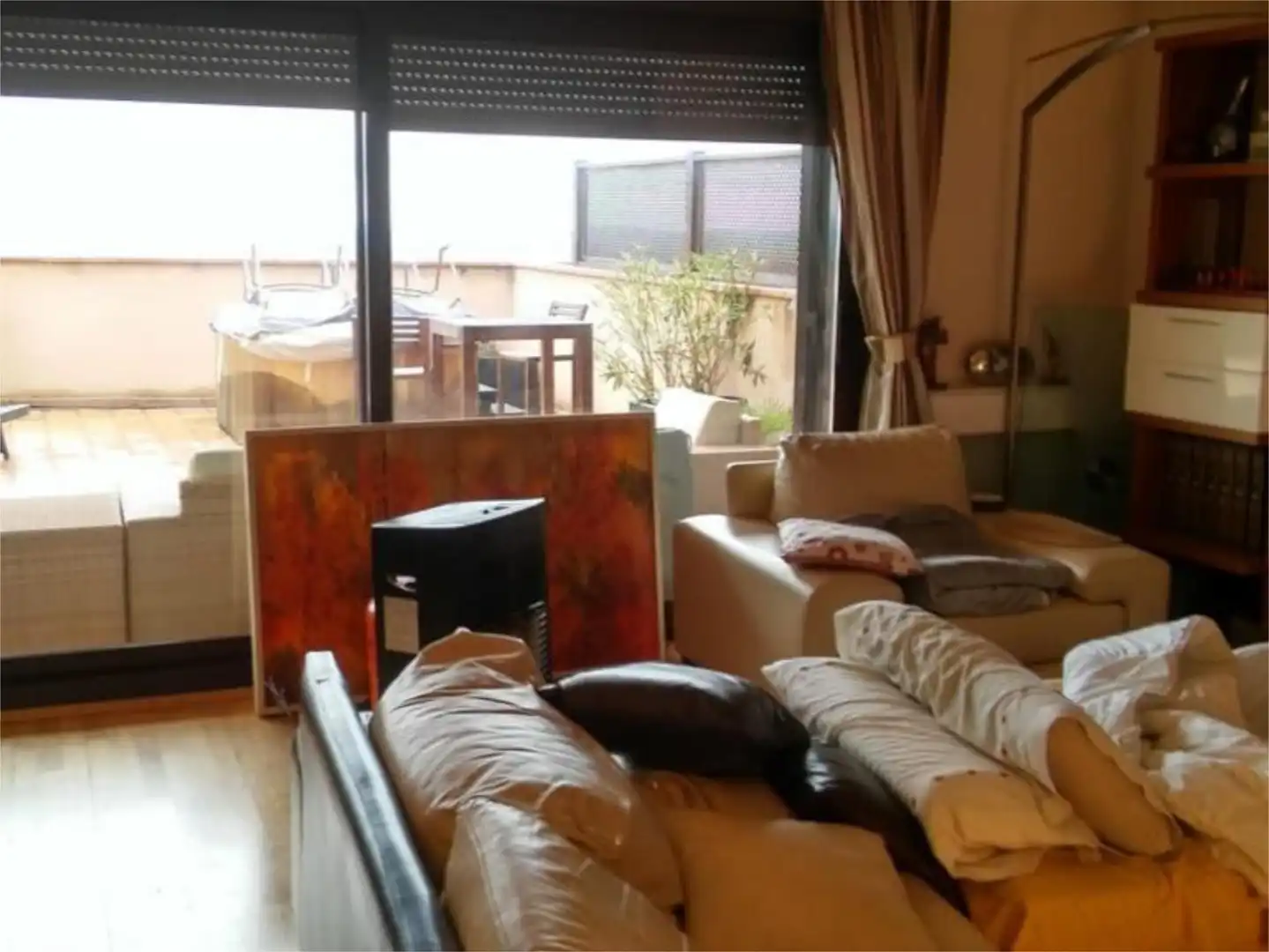 Room in Calle Francisco de Mora, 61, Zaburdón - Monte Escorial Living room of Flat for share in San Lorenzo de El Escorial with Private garden, Parquet flooring and Terrace